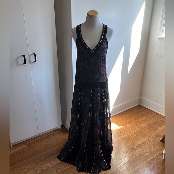 NWT Free People Gweniever Maxi Dress size Small - Picture 4 of 15